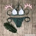 HULKAY Womens Sexy Halter Padded Top Push Up Bikini Set Two Piece Swimsuits Bathing Suits Beachwear for Women Green B07N5BXCZC